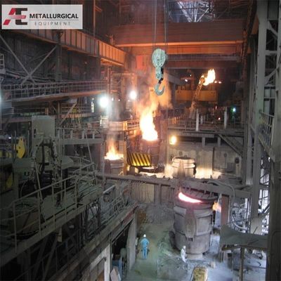 Forneau de raffinerie à la cuillère Forneau de fusion d'acier 10T-160T avec contrôle de température précis
