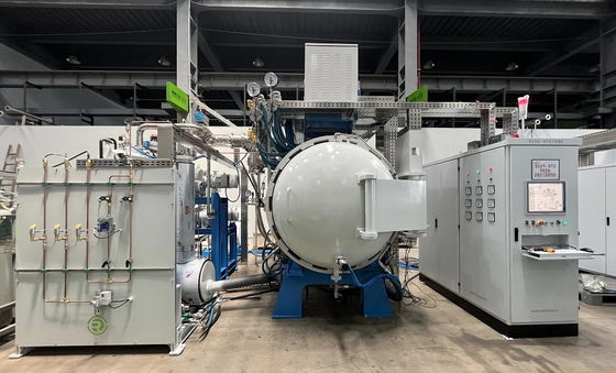 Forneau de frittage à haute pression sous vide avec un vide de 10 à 3 Pa et une plage de température de 1800 °C à 2500 °C pour le traitement thermique